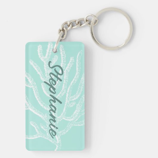 アロハ：トロピカルハワイアンパラダイスエスケープカスタム キーホルダー (裏面)