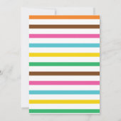 アロハ!トロピカルハワイルアウ(ハワイ式宴会)をテーマにした誕生日パーティー 招待状 (裏面)