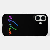 アロハ – トロピカルハンドレタリング – ハワイハワイ Case-Mate iPhoneケース (裏面 (横))
