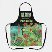 アロハ・トロピカルパラダイスへようこそ エプロン (正面)