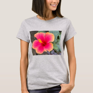 アロハ ハイビスカスの花 Tシャツ