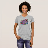 アロハ ハイビスカス Tシャツ - ビビッドな夏の花 (正面フル)