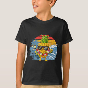 アロハ ハワイアン パイナップル サイン ハワイ シャカ Tシャツ