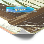 アロハ!ハワイヴィンテージスタイル旅行ポスター ポスター (角)