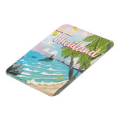 アロハ！ハワイ！ヴィンテージ旅行ポスター漫画 マグネット (左側)