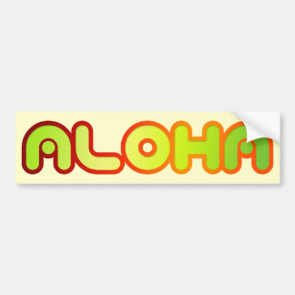 アロハ バンパーステッカー