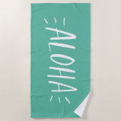 アロハ ビーチタオル (正面)