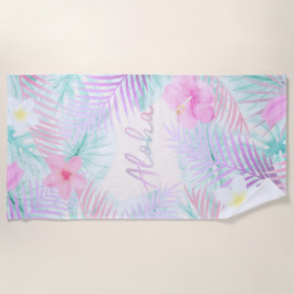 アロハ ビーチタオル