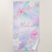 アロハ ビーチタオル (正面)