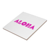 アロハ(ピンク色の花) タイル (側面)