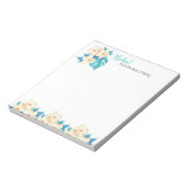 アロハ！ フラワーガーデン 5.5" x 6" ノート - 40ページ (回転)