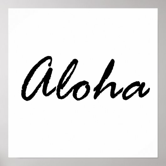 アロハ ポスター (正面)