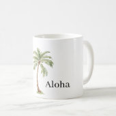 アロハ ヤシの木 コーヒーマグカップ (正面右)