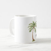 アロハ ヤシの木 コーヒーマグカップ (正面左)