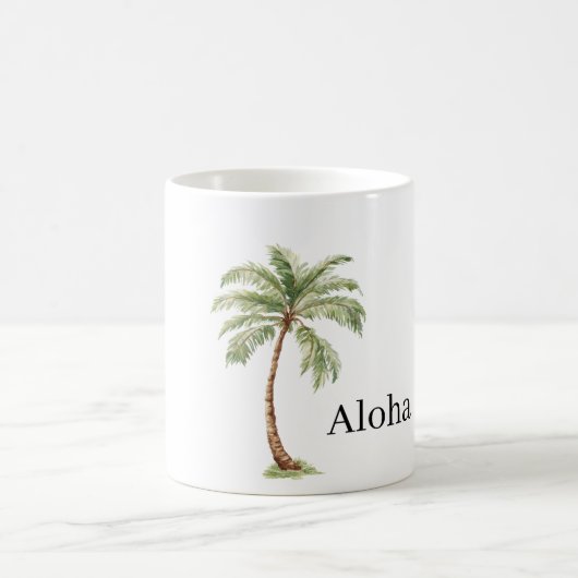 アロハ ヤシの木 コーヒーマグカップ (中央)