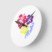 アロハ ラウンド壁時計 (傾斜)
