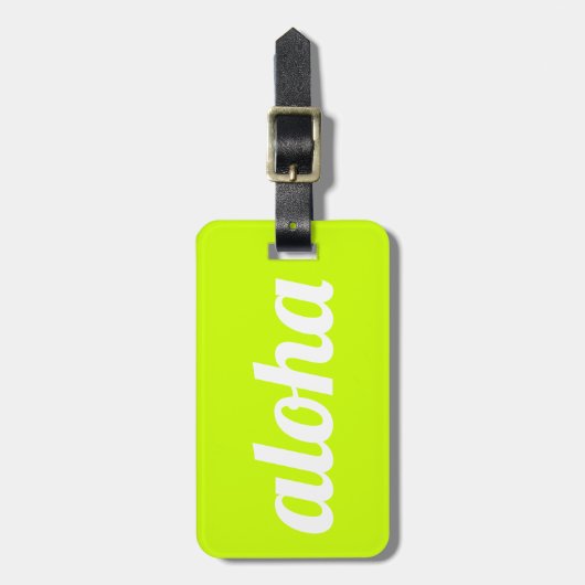 アロハ! ラゲッジタグ (正面縦)
