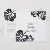 アロハ/ルアウ  ウェディング 招待状 (正面/裏面)