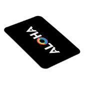 アロハ レインボーアイランド ハワイ プライド LGBTQ マグネット (右側)