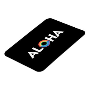 アロハ レインボー アイランド ハワイ プライド LGBTQ マグネット