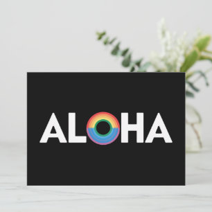 アロハ レインボー アイランド ハワイ プライド LGBTQ 招待状