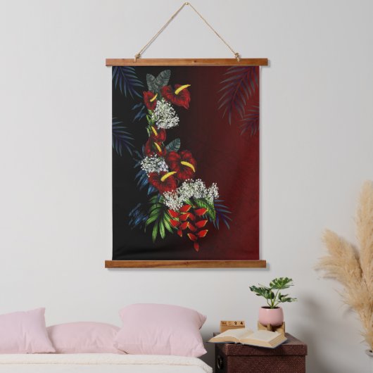 アロハ 吊り下げ型タペストリー (寝室)