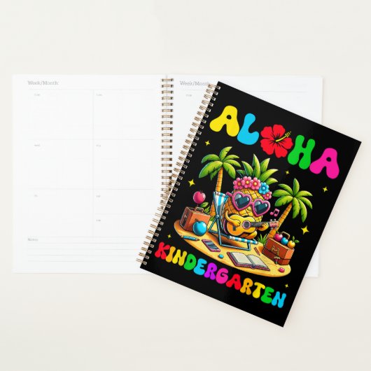 アロハ 幼稚園 パイナップル ハワイ 学校用品 プランナー手帳 (ディスプレー)