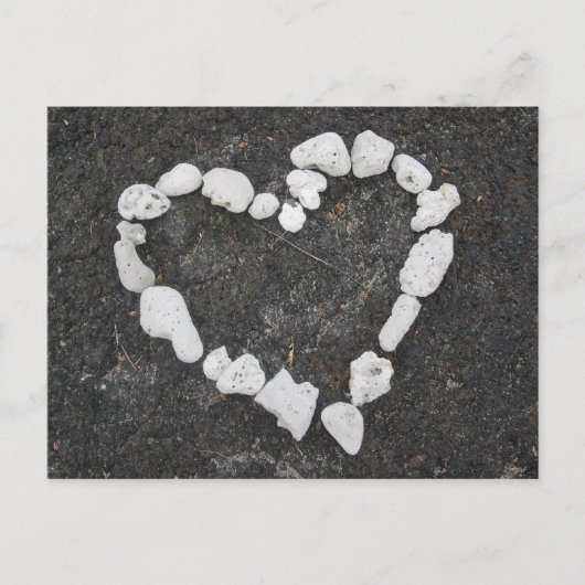 アロハ*愛*コーラルハート ポストカード (正面)