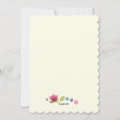 アロハ 招待状 (裏面)