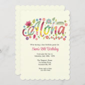 アロハ 招待状 (正面/裏面)