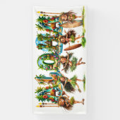 アロハ 横断幕 (縦)