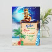 アロハ！猫サーフィン招待状 招待状 (スタンド正面)