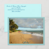 アロハ! 郵便はがき ポストカード (正面/裏面)