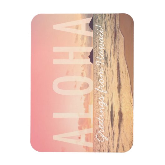アロハ・from Hawaii Magnet マグネット (縦)