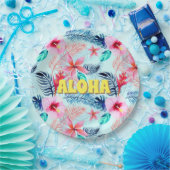 アロハ – Summer Edition ペーパープレート (パーティー)