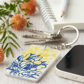 アロハCereusの花とのKeychain キーホルダー (正面右)