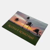 アロハEコモマイ ドアマット (アングル)