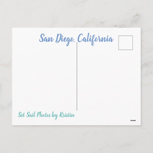 アロハfromサンディエゴ4 シーズンポストカード (裏面)