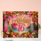 アロハSweet 16 誕生日サイン アクリルサイン (ウェディング)