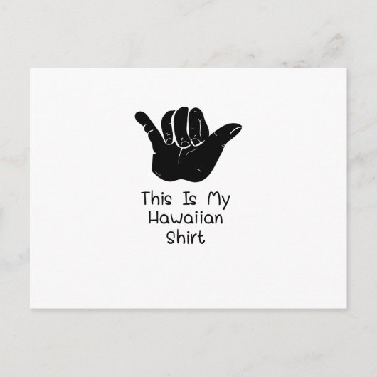 アロハthisは私のハワイアン ポストカード (正面)
