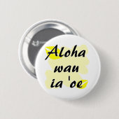 アロハwauのiaの「oe -ハワイアンI愛 缶バッジ (正面&裏面)