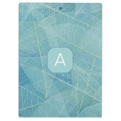 アロバーリーフプリントイニシャルクリップボード クリップボード (裏面)