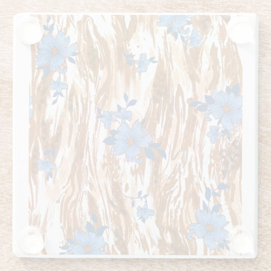 アロバ花 ガラスコースター (裏面)