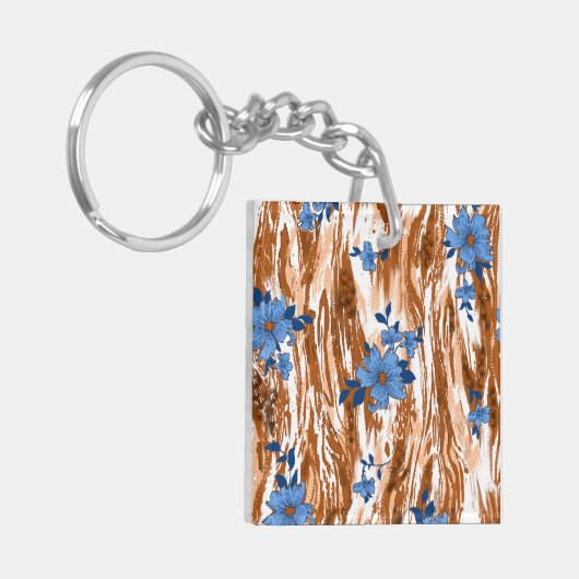 アロバ花 キーホルダー (正面左)
