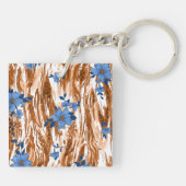 アロバ花 キーホルダー (裏面)