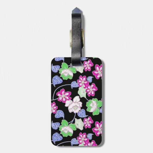 アロバ花 ラゲッジタグ (裏面縦)