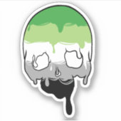 アロプライドドリッピングスカル シール (正面)