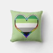 アロプライドハート装飾用クッション クッション (正面)