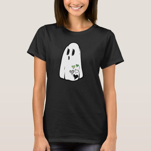 アロプライド幽霊 Tシャツ (正面)