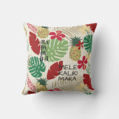 アロホホホホハハワイアントロピカルホリデイ アウトドアクッション (裏面)